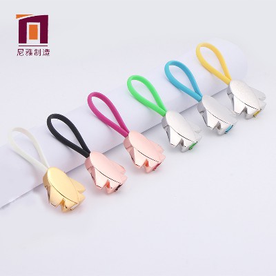 Q version mini 3D three-dimensional aircraft design keychain metal key pendant accessory small gift