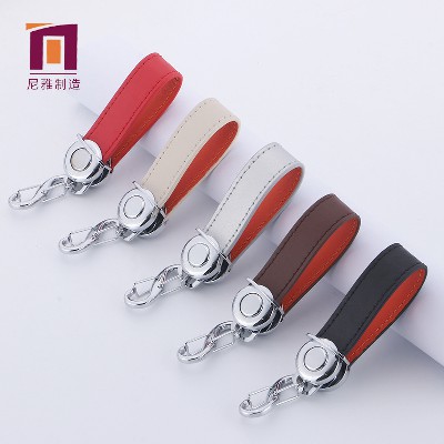 Creative Keychain Keychain Storage Device Leather Keychain Storage Device Keybag Personalized Processing LOGO