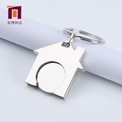 Coin Keychain Supermarket Coin Keychain Function Keychain Creative Gift Manufacturer Direct Wholesale