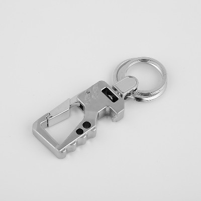 Cross border hot selling car keychain metal waist hanging keychain high-end business gift car logo metal key