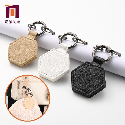 Leather magnetic hat clip for travel, sun hat clip, multifunctional portable storage clip, backpack hat clip