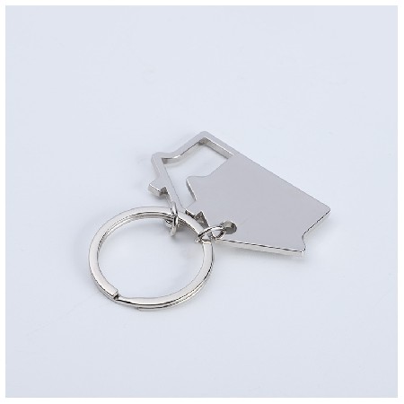 Creative House Keychain Cabin Small Gift Pendant Real Estate Opening Small Gift Double sided Laser Engraving