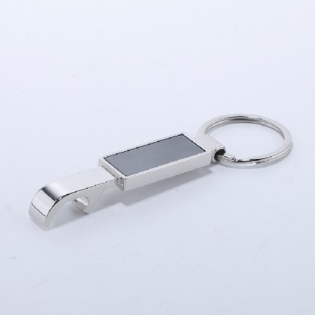 创意锌合金啤酒开瓶器 金属贴片开瓶器钥匙扣 钥匙挂件可LOGO