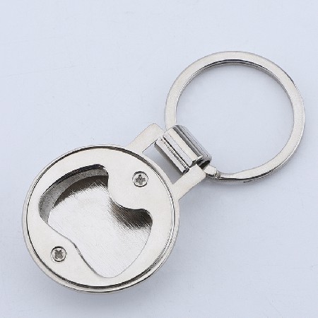创意瓶盖形状开瓶器 啤酒盖起瓶器 个性开瓶器钥匙扣LOGO钥匙环