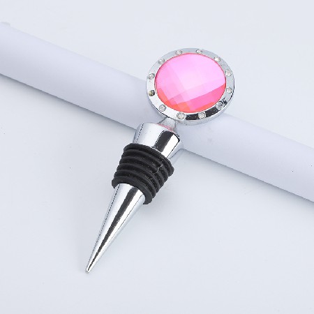 New Creative Wedding Supplies Valentine's Gift Crystal Wine Stopper Ring Red Wine Bottle Stopper Wedding Gift Can Be Ordered