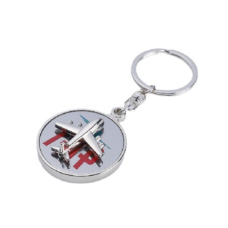 Rotating Aircraft Compass Keychain Creative Personalized Compass Keychain Automotive Accessories Pendant Keychain