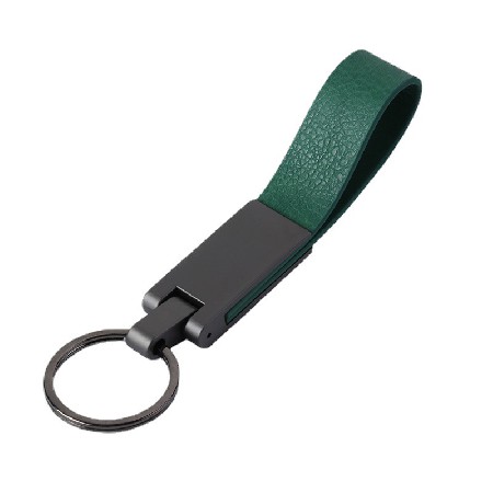 Leather PU metal keychain leather keychain pendant leather keychain processing logo