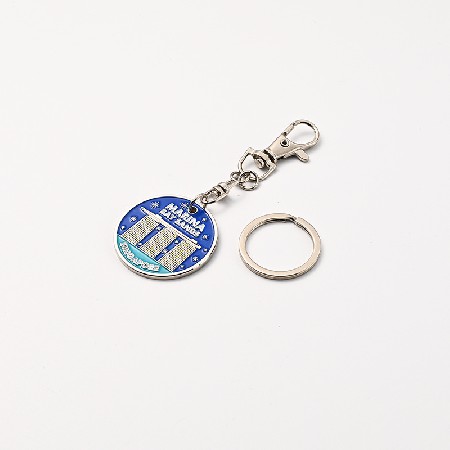 Metal Keychain Creative Club LOGO Cute Key Pendant Wholesale Lacquer Keychain